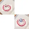 Gatito de Dibujos Animados Fresa Lazo Pequeño Versátil para Recogido de Niña Coleta Simple Elegante Accesorio para el Cabello