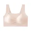 Top de tubo sin costuras de seda de hielo con espalda hermosa, sujetador deportivo sin aros, transpirable, para senos grandes, adelgazante, push-up, ropa interior fina de verano para mujer