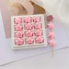 Corrente de celular, pulseira, acessório de cabelo, brinco, acessórios de joias com contas, pentagrama facetado de concha colorida DIY