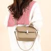 Bolso Cuadrado Pequeño de Textura Simple Estilo Coreano Transfronterizo Bolso de Mujer 2025 Nuevo Retro Simple Bolso de Hombro Bolso Bandolera para Viajar a la Moda
