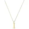 Moda Nuevo Europeo y Americano Ins Moda Casual 26 Letras Inglesas A-Z Color Cobre Dorado Collar para Mujer Gargantilla Joyería