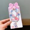 Novo terno de pulseira de colar infantil com pingente de luz princesa frisada jóias meninas bebê bonito acessórios dos desenhos animados