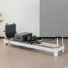 Suministro Directo de Fábrica de Camas Blancas de Pilates, Camas Deslizantes de Roble y Aleación de Aluminio para Estudio de Yoga, Camas de Pilates Core con Riel Completo