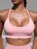 Ropa Interior Deportiva Cruzada Bo&Tee Mismo Estilo Sujetador Deportivo Sin Costuras Secado Rápido Ajustado Fitness al Aire Libre Espalda Bonita Sexy Yoga