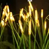 Luz de vara de bolhas solar, luz de solo externa, luz de pátio, luz de gramado à prova d'água, luz de paisagem, luz de junco para jardim e villa