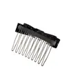 Herramienta para peinar el cabello Pasador Flequillo Pinza para el cabello Accesorio para el cabello Peine Antideslizante Peine de Inserción Peine Inverso Pinza para el cabello