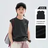 Ropa para Niños Chaleco de Canalé para Niños Verano 2026 Nuevo Estilo Camiseta Fina Sin Mangas Estampada para Niños Top de Verano para Niños Grandes