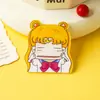 Broche Acrílico Fofo de Desenho Animado Sailor Moon Decoração de Mochila Presente