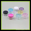 Caixa redonda de sombra para olhos 7ml frasco de creme para olhos caixa redonda de creme caixa redonda de pomada frasco de creme 7g pó de glitter para nail art dividido em frascos