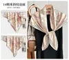Bufanda Cuadrada Reino Secreto Estrellado de Otoño e Invierno, Bufanda de Seda de 14 Momme, Regalo de Alta Gama para Mujeres, Bufanda de Seda Genuina, Bufanda de Cuello de Moda