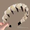 Faixa de Cabeça Preta Masculina para Lavar o Rosto, Faixa de Cabelo para Esportes, Presilha de Cabelo Invisível para Cabelo com Volume, Faixa de Cabelo para Fixar Cabelo, Presilha de Cabelo que Não Aperta