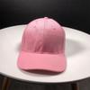 Gorra Primavera Verano Mujer Color Sólido Placa Ligera Gorra de Béisbol Mujer Estilo Coreano Protección Solar Sombra Visera Curva Moda Hombre