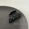 Pinza de Garra Media Redonda con Diamantes para Mujer, Pinza de Pelo de Lujo Ligero de Gama Alta para Recogidos en la Parte Trasera de la Cabeza, Pinza Tiburón para Cabello Semirrecogido Accesorio para el Cabello