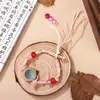 Relógio Dopamina Feminino Cravejado de Diamantes com Alto Valor Estético, Mostrador de Madrepérola, Pulseira Trançada Puxável Transfronteiriça com Contas