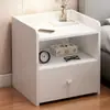 Mesa de Cabeceira Moderna Simples Mini Armário de Armazenamento Quarto Armário de Cabeceira Nórdico Moderno Pequeno Armário