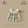 Vestido para Menina 2026 Chegadas de Verão Roupas para Bebês e Crianças Pequenas Vestido Regata Floral Sem Mangas Vestido Longo Fino para Bebê Menina