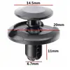 Adecuado para clips de guardabarros delantero de coche Toyota, Fiat, Mitsubishi, Mazda, Vios, Prado, Prius