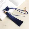 Padrão de Nuvem Pingente Artesanal com Borla DIY Nó Chinês Decoração para Carro Acessórios de Vestuário Materiais Têxteis Borla de Cor Única
