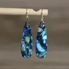 Pendientes de Colgante Artísticos Vintage Forma de Gota Emperador Natural Elegantes Elegantes Elegantes Elegantes Pendientes para Mujer