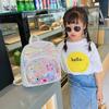 Bolsa Infantil 2026 Primavera Nova Mochila Lantejoula Laço Princesa Mochila Transparente Jardim de Infância Bolsa Escolar Exportação