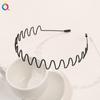 Diadema Básica de Metal Simple para Lavado de Cara, Pasador de Pelo Sin Costuras a Presión en la Parte Posterior de la Cabeza, Diadema, Accesorios para el Cabello al por Mayor