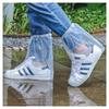 Cubrezapatos desechables impermeables para la lluvia cubrezapatos impermeables antideslizantes día lluvioso tubo largo engrosado cubrezapatos de plástico para exteriores rafting resistentes al desgaste