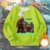 Moletom Delta Force Clothing Temático de Ação Lobo Vermelho Corrosão Rosa Dourada Gola Redonda para Homens e Crianças Manga Longa