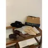 Primer Encuentro Ji Zapatos de Felpa Cálida con Puntera Cuadrada Estilo Europeo y Americano para Mujer, Uso en Exteriores, Nuevo Estilo Otoño/Invierno 2026, Corte Bajo, Versátiles