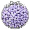 Cuentas de porcelana con halo de vidrio de 8 mm, cuentas redondas, pulsera de cuentas hecha a mano para bricolaje, collar, cuentas sueltas, accesorios de joyería, venta al por mayor