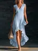 Vestido cruzado europeo y americano 2026 nuevo sin espalda con lazo, ajustado, vestido corto de moda para chicas calientes para mujer, éxito de verano
