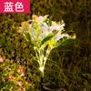 Linterna de Lirio Solar para Exteriores, Decoración de Paisaje de Patio y Jardín, Lámpara de Césped, Linterna Artificial de Lirio LED