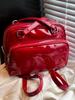 Bolso de Mano de Cuero con Cera de Aceite Estilo Coreano de Alta Calidad para el Verano 2025 Mochila Popular de Nicho de Moda Multiusos