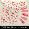 Pegatinas 5D para Uñas de Dibujos Animados Infantiles con Alto Valor Estético, Animalitos Lindos, Graffiti DIY, Uñas en Relieve, Fresas Tridimensionales