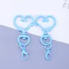 Llavero de Corazón Pintado Colorido Llavero Creativo Lindo Lanyard Cadena para Teléfono Colgante Accesorios Venta al por Mayor