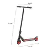 Patinete de Pé com Pedal de Duas Rodas Transfronteiriço para Adolescentes, Patinete para Deslocamento de Adultos, Patinete Extremo para Manobras