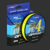 Línea de pesca línea principal línea de PE de 8 hebras, especializada para la pesca, línea de Dyneema de 4 hebras 300m de alta resistencia línea de pesca lista para pesca en el mar