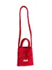 Bolsa de Celular Transversal com Lantejoulas e Pelúcia Bolsa de Natal Combinando Estilo Coreano Bolsa de Mão Vermelha de Ano Novo Bolsa Transversal para Celular Pai-Filho para Mulheres