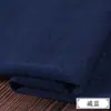 Camisa de tecido de algodão-linho de bambu e tecido para vestuário verão fino linho cor-revestido material de vestido plissado item padrão