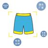 Maiô Infantil Amazon Boxer de Natação Infantil Desenho Animado Tamanhos Médio e Grande Roupa de Banho Infantil Comércio Exterior Roupa de Banho de Secagem Rápida para Homens