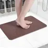 Alfombra de Bucle de Seda a Rayas Sencilla para Baño, Alfombrilla Antideslizante para Baño, Felpudo de Entrada, Resistente a la Suciedad, Resistente al Desgaste, Alfombra Fácil de Cuidar