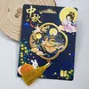Serie del Festival de Medio Otoño: Imanes de refrigerador de aleación de zinc con la luna, Chang'e y el conejo lunar, de estilo chino, perfectos como regalo creativo para viajes y el Festival de Medio Otoño