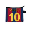Nuevo Billetero de Fútbol para el Mundial con Diseños de Estrellas de Ronaldo y Messi, Cartera Pequeña Estampada de Poliéster, Clip para Dinero, Mini Tarjetero, Artículo Popular