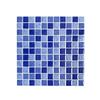 Mosaico de azulejo de pared de fondo simple moderno material ordinario brillante lugar de baño piscina azulejo antideslizante al por mayor