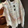Pañuelo de Seda Artístico Estampado Vintage 2026 Otoño Temprano Nuevo Nicho Versátil Pañuelo Protección Solar Aire Acondicionado Chal Accesorio