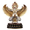 La Tarjeta es una Estatua de Pájaro Garuda de Cobre Blanco Chapada en Oro de 5 pulgadas, 15 cm, para Uso Doméstico, Decoración de Escritorio de Templo Budista Nepalí, Fábrica de Producción