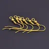 Venta al por mayor de fábrica gancho para oreja de acero inoxidable accesorios para pendientes DIY gancho de metal para oreja con resorte de cuentas gancho para oreja pregunta Gancho
