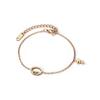 Pulsera Popular Transfronteriza de Diamantes Reales para Mujer, Pulsera de Estrella de Alta Gama, Moderna y Versátil, Pulsera de Acero Inoxidable que No se Desvanece al por Mayor