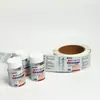 Etiquetas Adhesivas Personalizadas para Productos de Salud, Ingredientes Alimentarios y Productos Farmacéuticos, Impresión de Pegatinas para el Cuerpo de Botellas