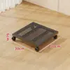Caminhão para transportar reboques, rodas giratórias silenciosas de alta resistência, carrinho de chapa de ferro, carrinho tartaruga, carrinho plataforma, carrinho de quatro rodas basculante