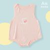 Chaleco sin mangas de verano con bolsa de pedos, ropa triangular, ropa de modal de seda de hielo para bebés, niños y niñas, ropa de escalada de verano, mono de bebé